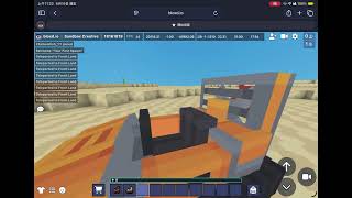 Driving karts and hovercrafts in bloxd