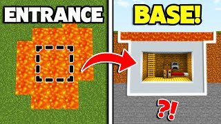 11 Ways To Hide Your Base! [Minecraft]