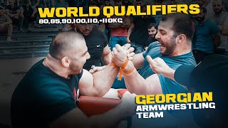 World Qualifier 2021 - Georgian Armwrestling Team PART2! (Left Hands)