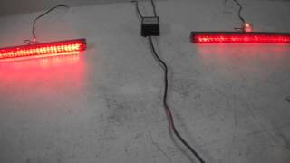 Wireless remote controlled Led flashing unit 12V