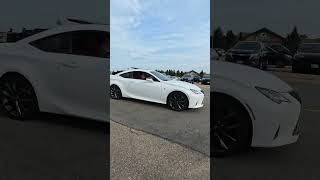 Lexus RC F-Sport #insta360x5 #gillettestadium #patriotplace #cruisenight #lexusrcfsport 