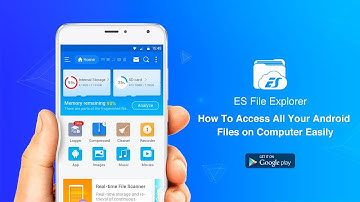 Access or View Files on PC from Phone/Transfer Mobile Files To Computer With ES File Explorer