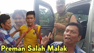 Preman Salah Malak, Di Kira Orang Biasa' Ternyata || TNI AD