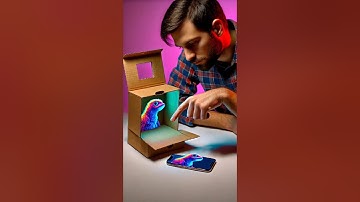 Testing a DIY 3D Hologram Projector with a Cardboard Box – Does It Really Work?