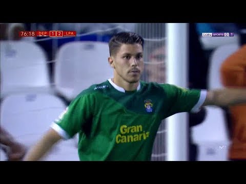 Raul Lizoain Paradas vs RC Deportivo 1 UD Las Palmas 4 | Copa del Rey 2017