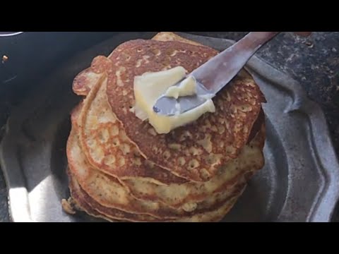 low carb KETO pancakes almond flour eggs yogurt or cream cheese