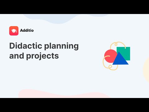 Didactic planning and projects