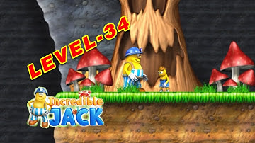 Incredible Jack: Jump & Run - Level -34 / TRIANGLE  GAMEPLAY