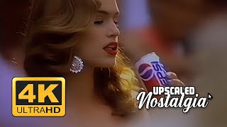 Pepsi Commercial | Feat Cindy Crawford (1992) | Remastered 4K UltraHD. Upscale