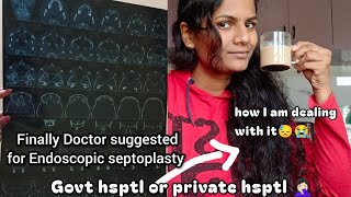 REAL TALK | DOC suggested Septoplasty surgery | ANXIOUS | CONFUSED😔#vlog #septoplasty #fibromyalgia