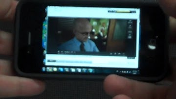Splashtop Remote playing Hulu on the iPhone