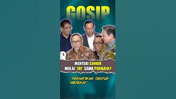 Hmmm..Coba Perhatikan Tingkah & Gestur Para Menteri Senior ini, Mulai "IRI" kah sama Menkeu Purbaya?
