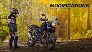 MODIFICATIONS on my Royal Enfield Himalayan