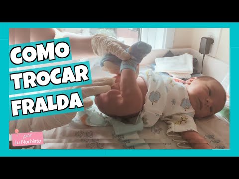 ✅ COMO TROCAR FRALDAS DO BEBÊ- Passo a passo para trocar a fralda do recém-nascido do jeito certo