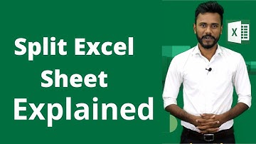 MS Excel - Split Sheet Window I Compare Rows & Columns I Vedanta Educational Academy