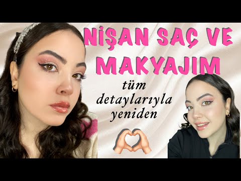 NİŞAN SAÇ VE MAKYAJIM ✨|GİZEMNUR KÖROĞLU