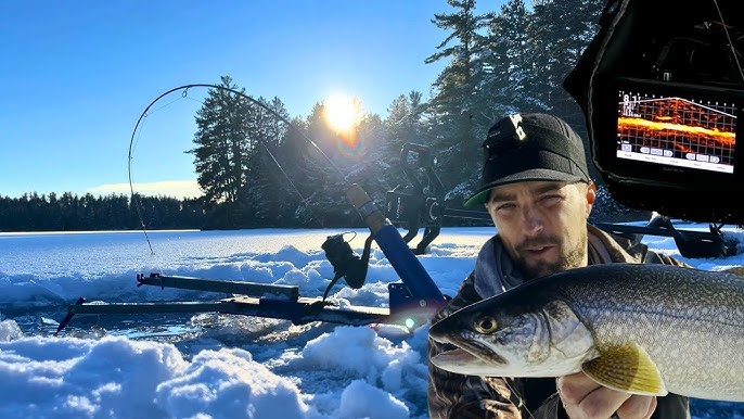 Ice Fishing Thin Ice with the Deeper Chirp 2+ and @TaroMurata