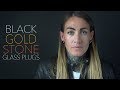 Black  goldstone glass plugs 00g  1  14 inch  urbanbodyjewelrycom