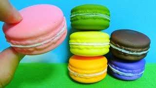 Real Looking Macaroon Squeeze Toy - Japanese Capsule Toy (GASHAPON)