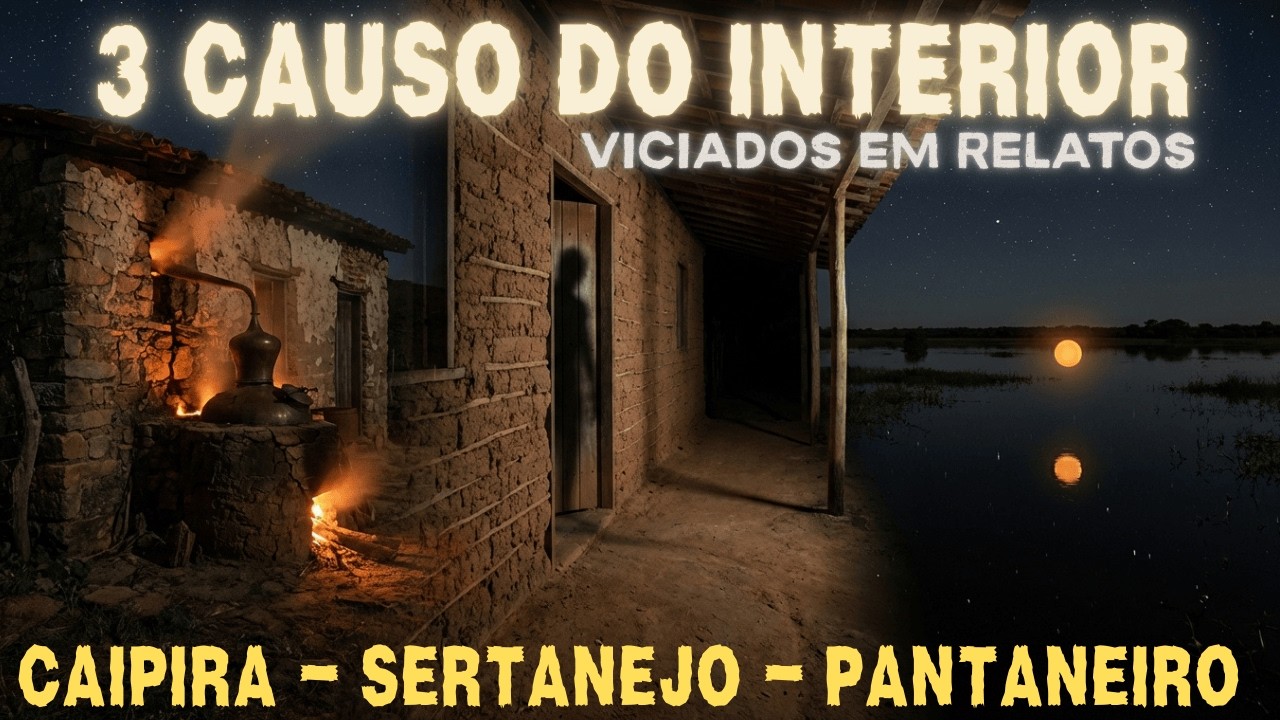 3 Causo TENEBROSOS – CAPIRA – SERTANEJA - PANTANEIRO | Relatos Terror Rural | Ep.66