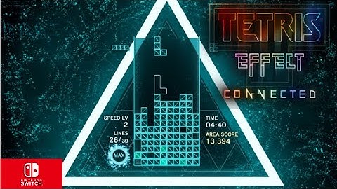 Tetris Effect Connected Nintendo switch gameplay