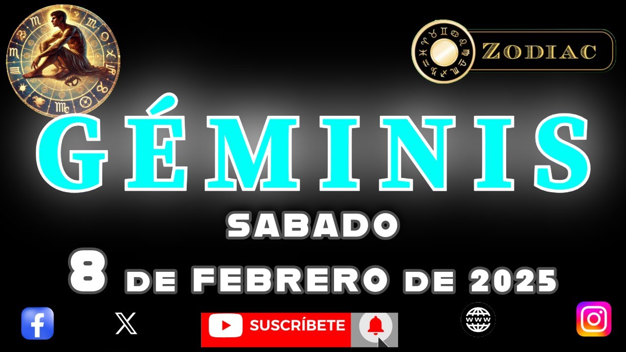 Horóscopo De Hoy 💜 Geminis 💜 8 de Febrero de 2025 Como Atraer el Dinero ...