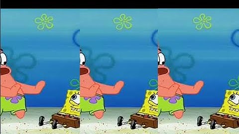 Patrick beats himself up but faster, slower and reversed!