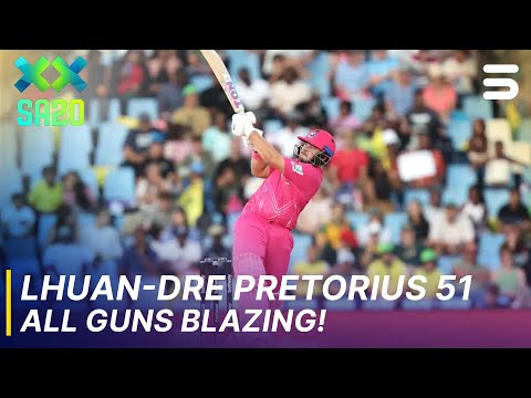 All Guns Blazing! Lhuan-dre Pretorius 51 🔥 | Pr Vs Jsk | Eliminator | Sa20 | Zk1j