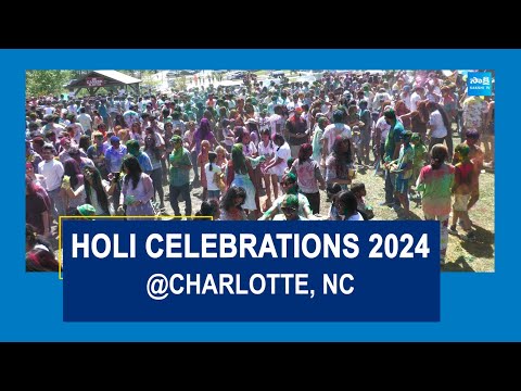 Holi Celebrations 2024 at Charlotte | North Carolina | USA @SakshiTV - SAKSHITV