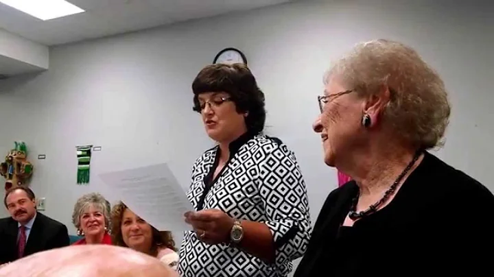 Sherry Butler Reads Resolution Honoring Betty Blac...