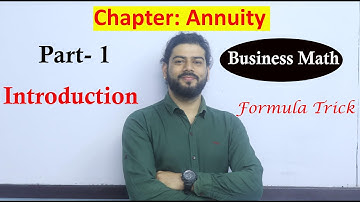 Annuity Part 1 (Introduction) Business Math Class 12 in Nepali