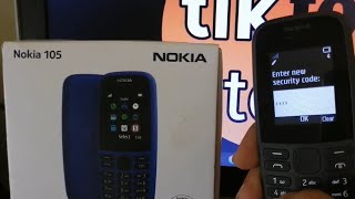 how to change security code in nokia 105 ss !! nokia 105 mobile me security code kaise change kare