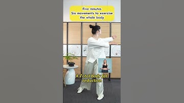 Five minutes,six movements to exercise the whole body.#tcm #fyp #taichi #exercises