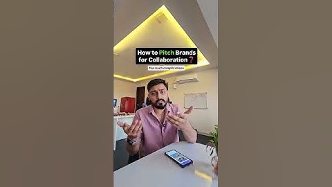 How To Pitch Brands For Collaboration | Important Tip For Influencers Part - 7 | Influish #shorts