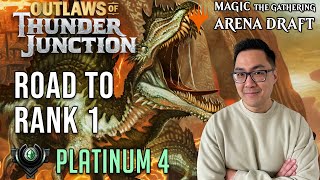 I Broke The Format: Abzan Dino Reanimator! | Platinum 4 | Road To Rank 1 | OTJ Draft | MTG Arena