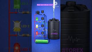Water Level Indicator Circuit Using BC547 | Step-by-Step Guide #Shorts