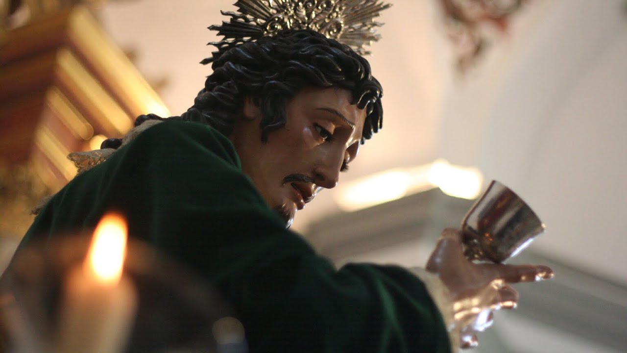 Salida Procesiónal de San Juan Evangelista Hermandad de la Yedra Écija 2025.