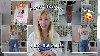 BACK TO SCHOOL TRY-ON HAUL!🤩