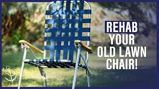 How to ReWeb a Lawn Chair