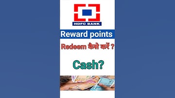 How to redeem hdfc credit card reward points #hdfc #rewardpoints #shorts