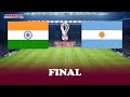 INDIA vs ARGENTINA - Final FIFA World Cup 2022 - PES 2021 - Full Match & All Goals - Gameplay PC
