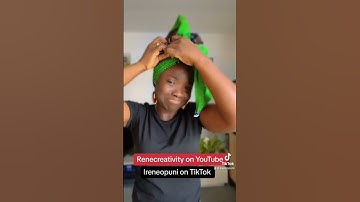 Quick and Easy African Headwrap Tutorial #easytutorial #youtubeshorts #headwrap #tutorial