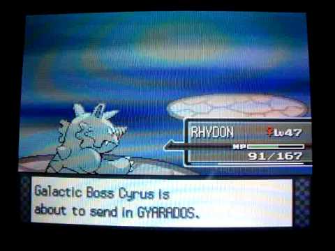 Pokemon Platinum Battle: VS. Cyrus, the Cryptic Cynical Crazed Leader ...