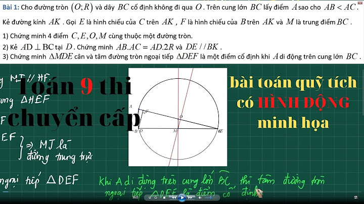 Các bài toán quỹ tích nang cao co dap an