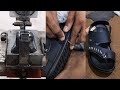 how to make beautiful sandals | Diy Sandals | How to make a footwear in factory | amazing work |