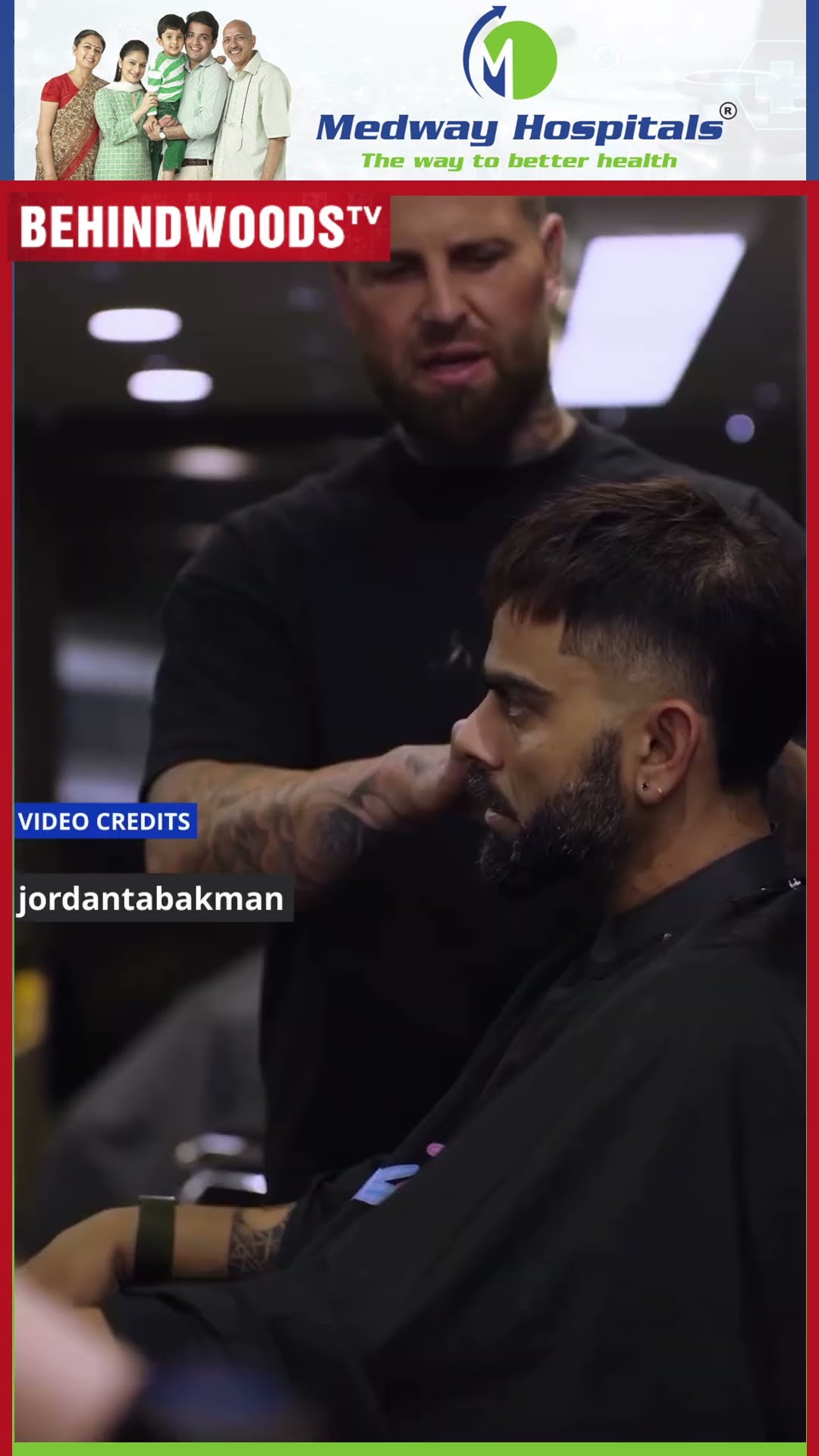 Hair Cut-லாம் Change பண்ணி ஆளு King மாதிரி இருக்காரு ? King Kohli's New Haircut Video