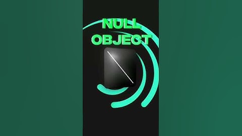 Alight motion null object!!🚀