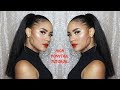 HOW TO | PONYTAIL WITH KANEKALON BRAIDING HAIR FOR BEGINNERS | CURLSFOTHEGIRLS