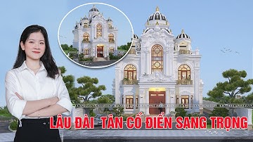 Không thể bỏ qua mẫu Lâu đài Tân cổ điển 2 tầng 1 tum HOT nhất tại Bắc Giang