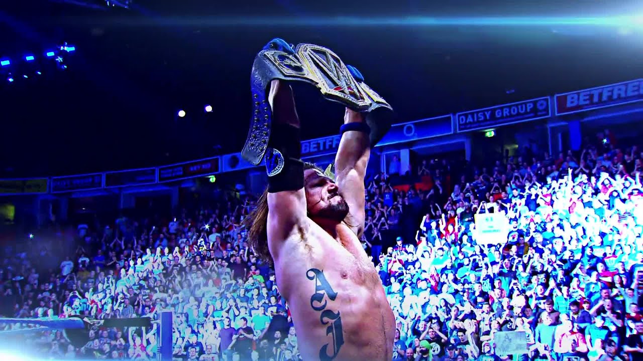 Relive AJ Styles' historic WWE Championship win over Jinder Mahal